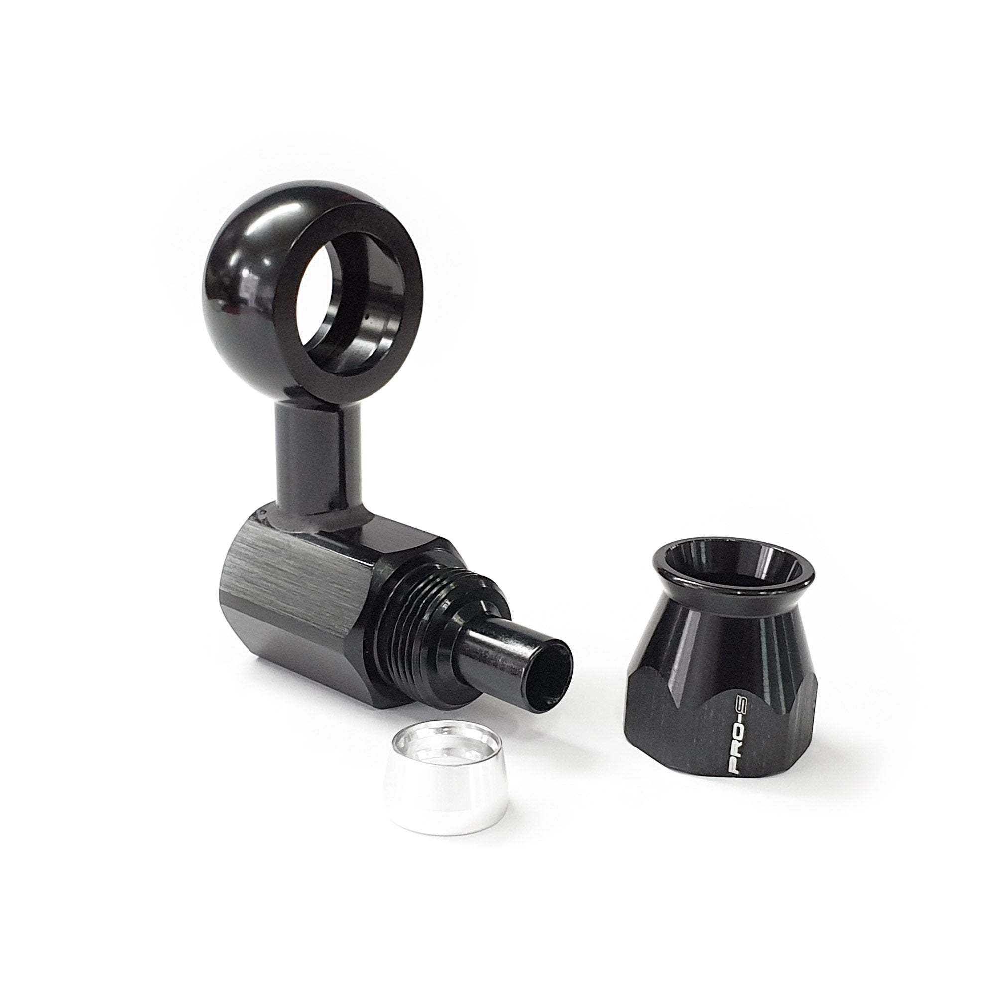 PRO-S PTFE Hose End Fitting to Female AN to Banjo