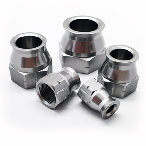 PTFE Hose End Tip Titanium Colour