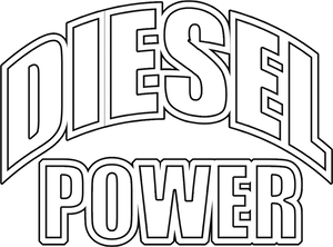 STICKER "DIESEL POWER"