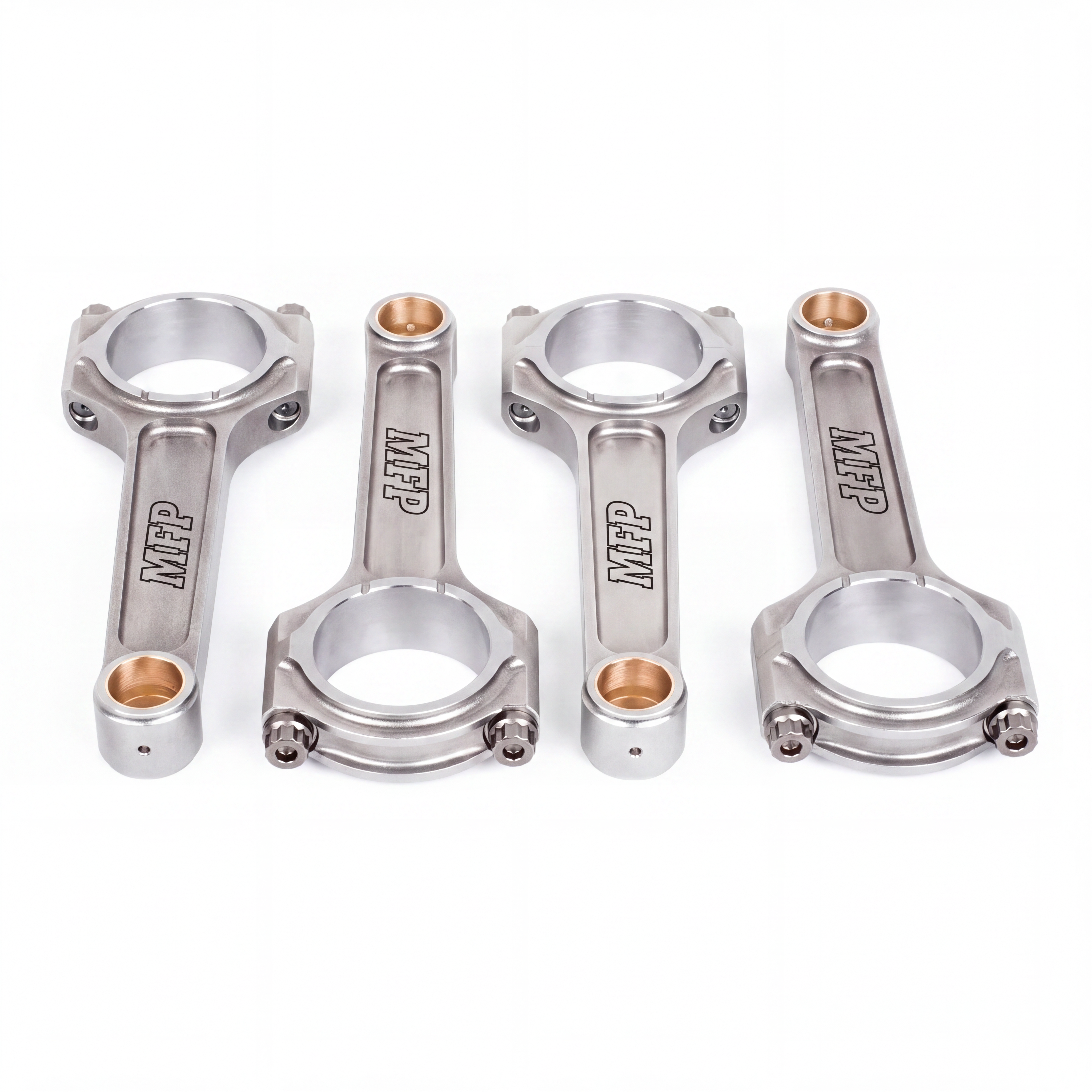 Kit 4 bielles I-Beam acier 4340 forgé 1.9 TDI PD avec vis 5/16